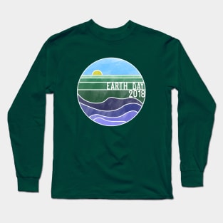 Earth Day 2018 - White Long Sleeve T-Shirt